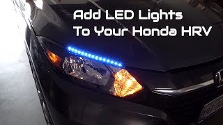 HRV 2016 LED Headlight Strips [upl. by Henden993]