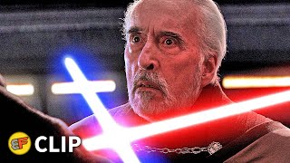 ObiWan amp Anakin vs Count Dooku  Star Wars Revenge of the Sith 2005 Movie Clip HD 4K [upl. by Lihp]