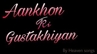 Aankhon Ki Gustakhiyan Full Lyricsong Kavita Krishnamurthy Kumar Sanu  Hum Dil De Chuke Sanam [upl. by Einaffit]