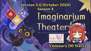 Imaginarium Theater Season 4 50 October 2024  Visionary  10 Stars  Genshin Impact [upl. by Nnairek]