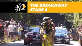 The breakaway  Stage 6  Tour de France 2018 [upl. by Webster]