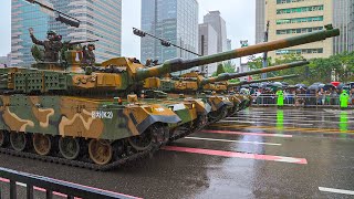 South Korea Military Parade in Seoul City  75th Armed Forces Day 4K HDR [upl. by Anny]