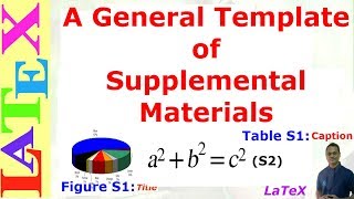 General Template of Supplementary Materials for Paper Publishing LaTeX template  03 [upl. by Kihtrak658]