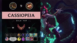 Cassiopeia Top vs Teemo  NA Grandmaster Patch 1410 [upl. by Naus53]