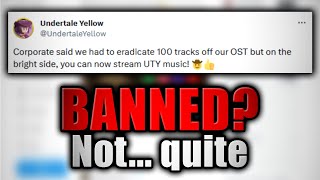 Was UNDERTALE Yellow Forced to Remove 100 Tracks From its Soundtrack [upl. by Ahsiri]