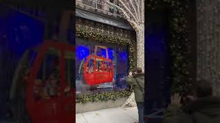 St Patricks Cathedral and Saks 5th Avenue Christmas Decoration  Christmas in NYC Shorts [upl. by Rolanda235]