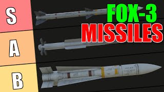 Ranking EVERY Fox3 Missile in War Thunder [upl. by Ingold]