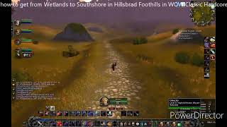 How to safely get from Wetlands to Southshore in Hillsbrad Foothills in World of Warcraft Hardcore [upl. by Lledner]