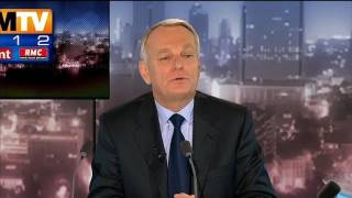 BFMTV 2012  linterview de JeanMarc Ayrault par Olivier Mazerolle et Farida Setiti [upl. by Valsimot]