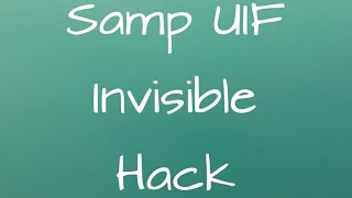 SAMP UIF SERVER  INVISIBLE HACK  100 WORKING [upl. by Haldeman907]