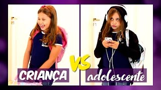 CRIANÇA VS ADOLESCENTE  Luiza Vinco [upl. by Irami]