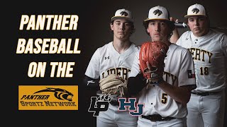 Liberty Panther Baseball vs HardinJefferson Tues Apr 9 2024 District 204A [upl. by Ettezzus]