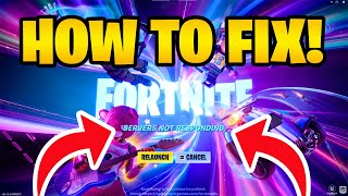 Why Are Fortnite Servers Down How to Fix Fortnite Servers Not Responding [upl. by Cacilia804]