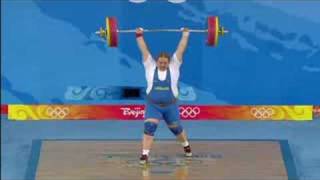 Womens Weightlifting  75KG  Beijing 2008 Summer Olympic Games [upl. by Rossner356]