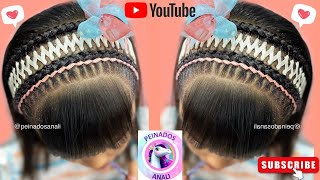 PEINADO HERMOSO PARA NIÑAS  peinados braids beautiful [upl. by Onitsoga]