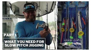 Slow Pitch Jigging  Expert Tips with Reel Deal Tackle  Part 1  Rod amp Reel Setup [upl. by Kone]