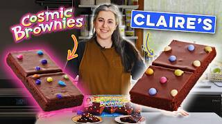 I Tried Making Homemade Cosmic Brownies  Claire Recreates [upl. by Farley]