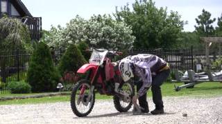 1989 Honda CR125R Walkaround and Ride [upl. by Uyr]