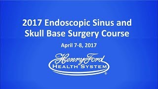 Sinus Medical Education Lecture 2017 [upl. by Pestana]