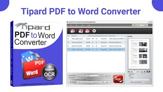 Tipard PDF to Word Converter review  Tutorial of Tipard PDF to Word Converter software [upl. by Beore]