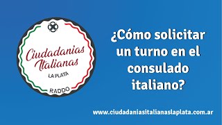 ¿Cómo solicitar un turno en el consulado italiano [upl. by Siramed]