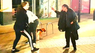 GYPSY TRAVELLER GIRL GOES BARE KNUCKLE ON HARD MAN  PART 1 [upl. by Bores]