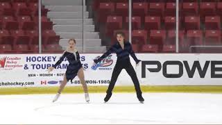 Oona BrownGage Brown 2019 Lake Placid Ice Dance International RD [upl. by Nosimaj41]