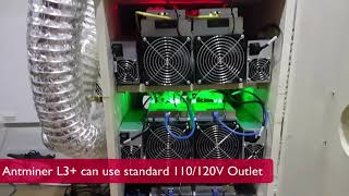 Powering Up Antminer S9L3 with 220240 V  CanadaUSA [upl. by Jillana996]