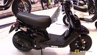 2016 MBK Booster One 50cc Scooter  Walkaround  2015 Salon de la Moto Paris [upl. by Amias]