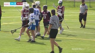 2024 OFSAA Boys quotAAAquot Lacrosse  Governor Simcoe vs Holy Cross  Rogers tv [upl. by Athena356]