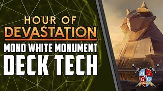 Rotation Proof Mono White Monument Hour of Devastation Standard Deck Tech  MTG [upl. by Lon]