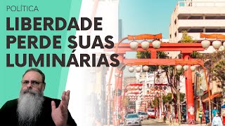 RUA na LIBERDADE perde LUMINÁRIAS JAPONESAS por pedido de ENTIDADES ligadas ao MOVIMENTO NEGRO [upl. by Corliss]