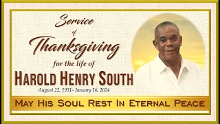 Service of Thanksgiving for the life of Harold South [upl. by Uchida]