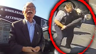 70YearOld Man Thrown to Ground During Traffic Stop Cops [upl. by Lexy]