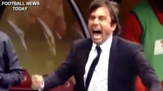 Antonio Conte amazing Celebration to Batshuayi GoalWatford vs Chelsea 12 [upl. by Aisyram]