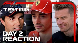 Drivers Day 2 Reaction  F1 PreSeason Testing 2024 [upl. by Der494]