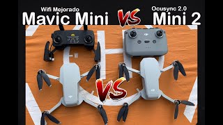 MAVIC MINI VS MINI 2 WI FI MEJORADO VS OCUSYNC 2 0 y RTH en ESPAÑOL [upl. by Seiuqram460]