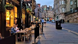 Scotland at Night Walking through amazing Edinburgh Streets [upl. by Ynned]