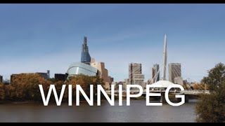 Relaxing Street Walk in Downtown Winnipeg Manitoba Canada 4K 60fps Video [upl. by Oirevas]