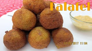 Falafel Recipeफलाफल बनाने की विधिHow to make chickpea falafelAradhanas Cooking Show [upl. by Naelopan]