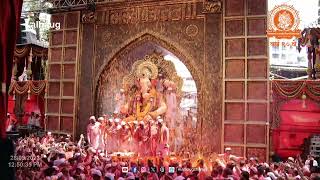 Lalbaugcha Raja 2023 Visarajan sohala Main Gate  विसर्जन सोहळा मुख्य प्रवेश द्वार पुष्पवृष्टी [upl. by Perlman]