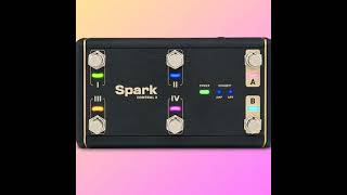 New For NAMM 2024 Positive Grid Spark Control X Footswitch pedals guitar footswitch shorts app [upl. by Nimrahc]