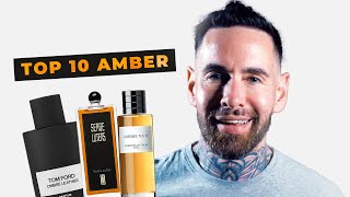 TOP 10 AMBER Fragrances [upl. by Gnilyam]