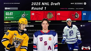 Potential 1st Round Picks For The 2025 NHL Draft [upl. by Conlee482]