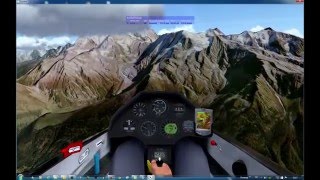 Condor Soaring Simulator Frankreich  Kroatien Part 3 Megeve  Comer See [upl. by Aekin]