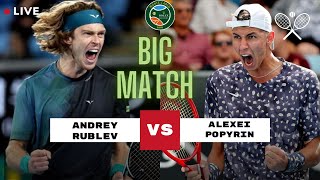 ATP LIVE ANDREY RUBLEV VS ALEXEI POPYRIN ATP MONTE CARLO OPEN 2024 TENNIS PREVIEW STREAM [upl. by Ahtera485]