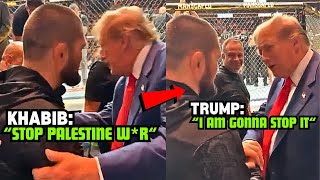 Khabib Nurmagomedov Tells Donald Trump To Stop The Wr In Palestine FULL CONVERSATION [upl. by Gwenora]