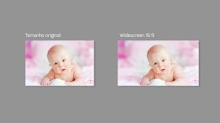 COMO TRANSFORMAR FOTO PARA TAMANHO WIDESCREEN  PHOTOSHOP [upl. by Aihsemak]