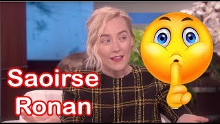 ellen degeneres saoirse ronan  saoirse ronan interview Outline [upl. by Robbin]