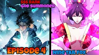 SSS Rank God summoner  Episode  4  Explained in Hindi  New manhwa [upl. by Onitnerolf]